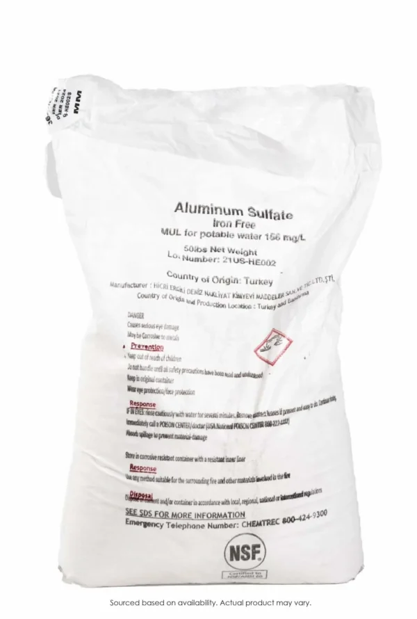 Aluminum Sulfate Standard Ground