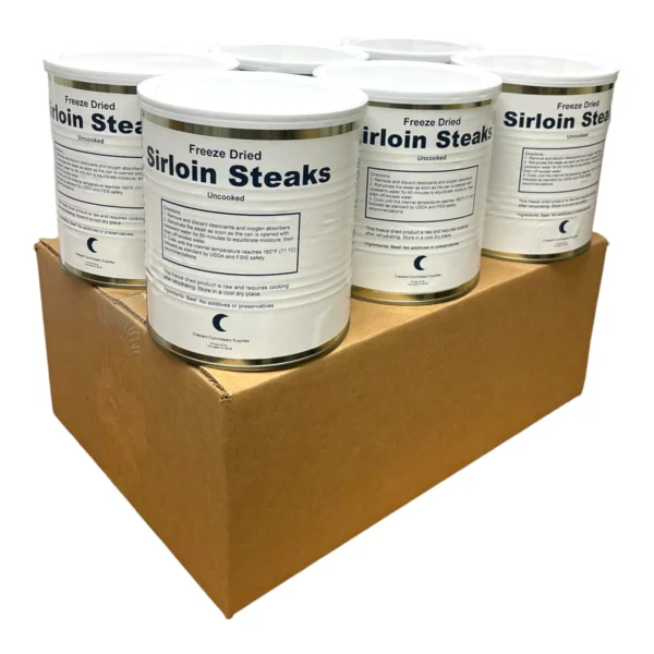 Freeze Dried Sirloin Steaks