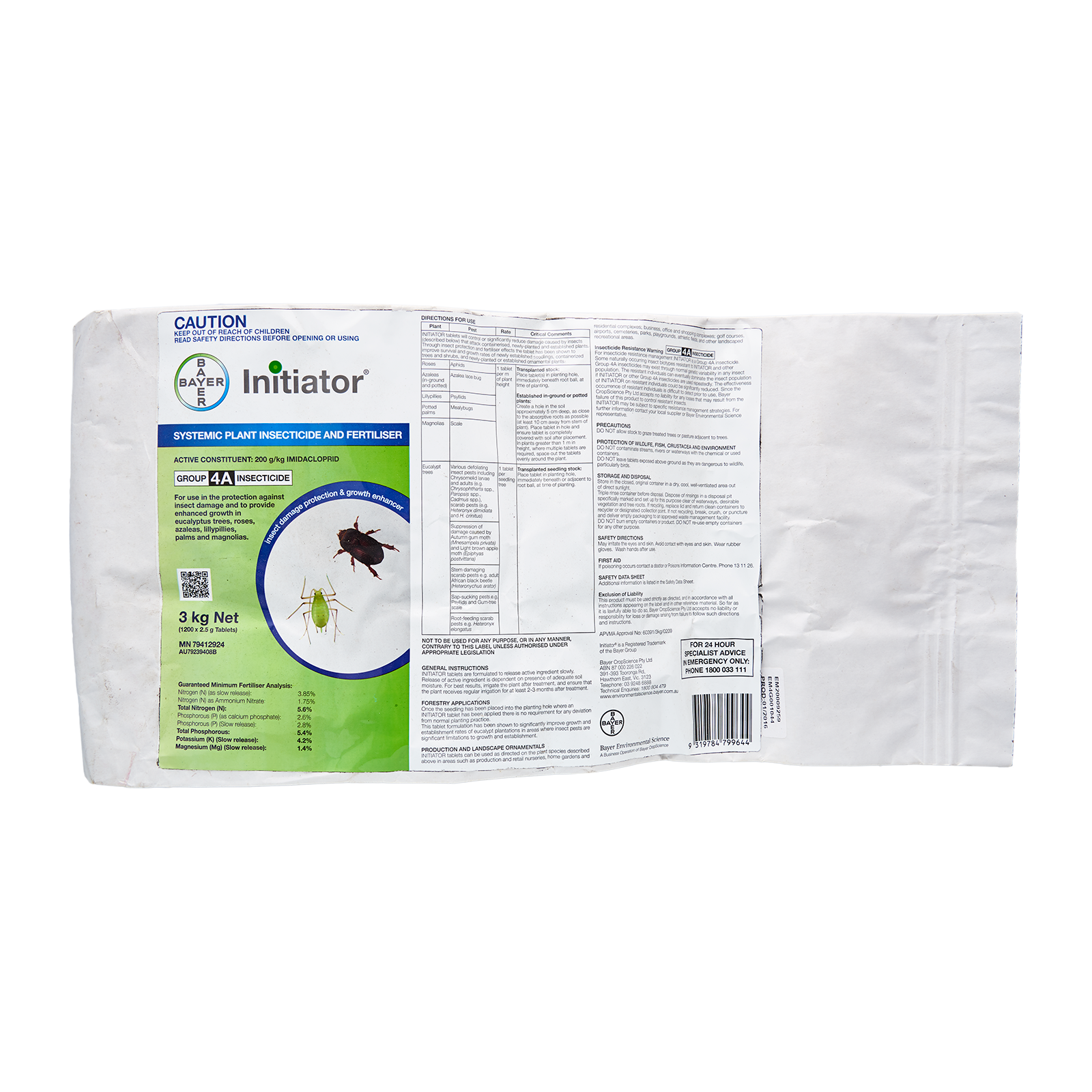 Initiator Fertilizer-Insecticide Granule (50 Pcs)