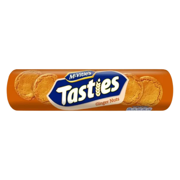 British McVitie's Tasties Ginger Nuts 300g