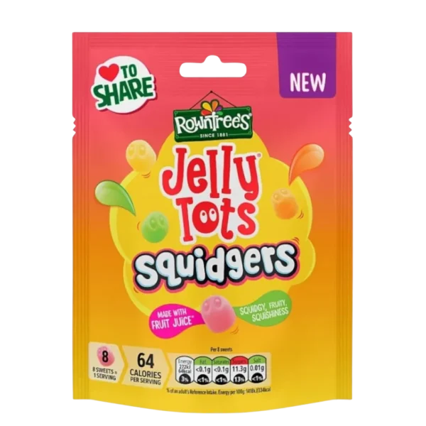 British Rowntree's Jelly Tots Squidgers 120g