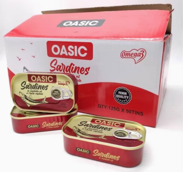 Morocco Titus Canned Sardines in Vegetable Oil 125g