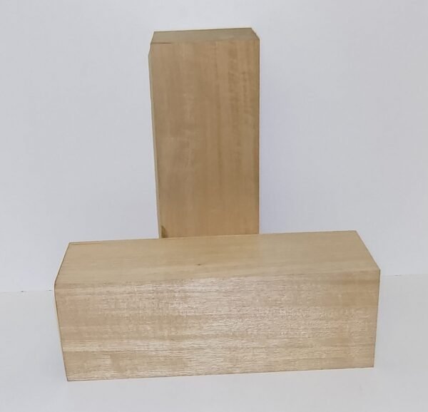 Wood Blanks – White Beech (gmelina) 100mm x 100mm x 300mm