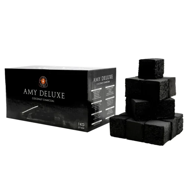 AMY Deluxe Coconut Charcoal 27mm Cubes
