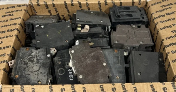 Scrap Circuit Breakers Scrap For Silver Recovery Silver Contacts & COPPER 14LBS